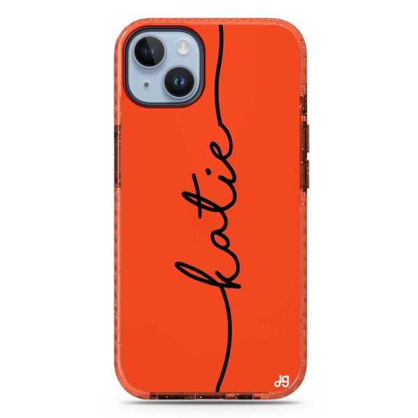 Vertical Handwritten iPhone 15 Durashock Case Online now