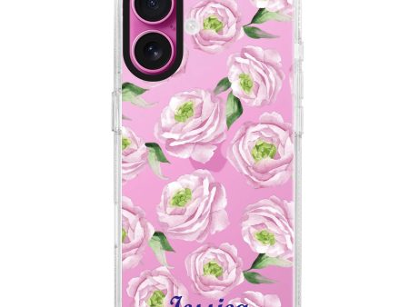 Watercolor pink floral iPhone Ultra Clear Case on Sale