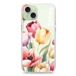 Watercolor tulip iPhone 15 Plus Ultra Clear Case Cheap