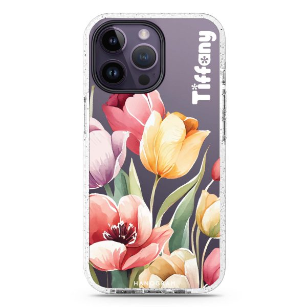 Watercolor tulip iPhone 15 Pro Durashock Case For Discount