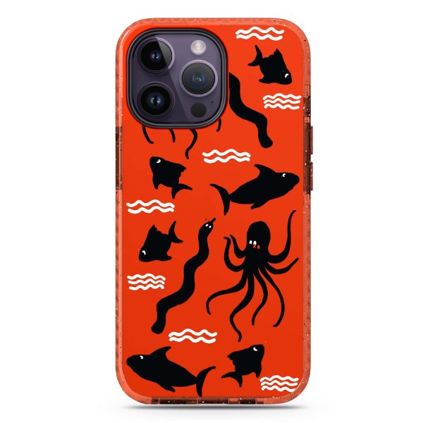 Water, Ocean and Sea Animals iPhone 15 Pro Durashock Case For Sale