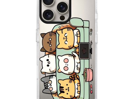 TV Cats iPhone 15 Pro Ultra Clear Case Discount