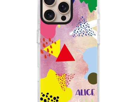 Trendy Abstract III iPhone 15 Pro Ultra Clear Case Discount