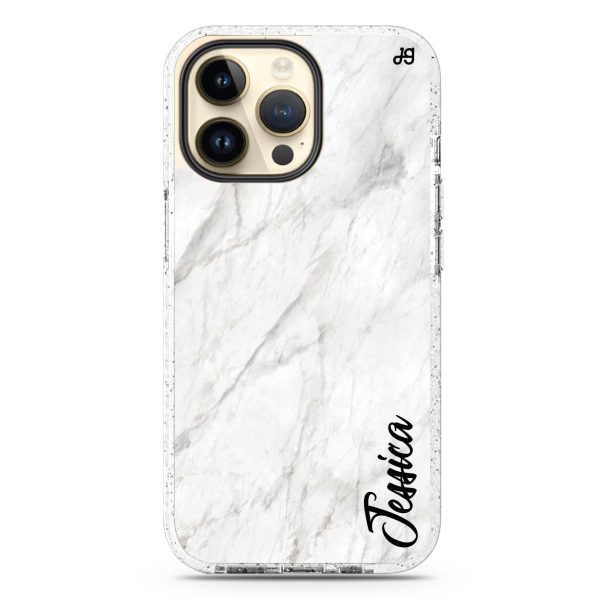 White Marble – Deep Love iPhone 15 Pro Durashock Case Sale