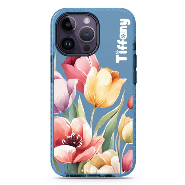 Watercolor tulip iPhone 15 Pro Durashock Case For Discount