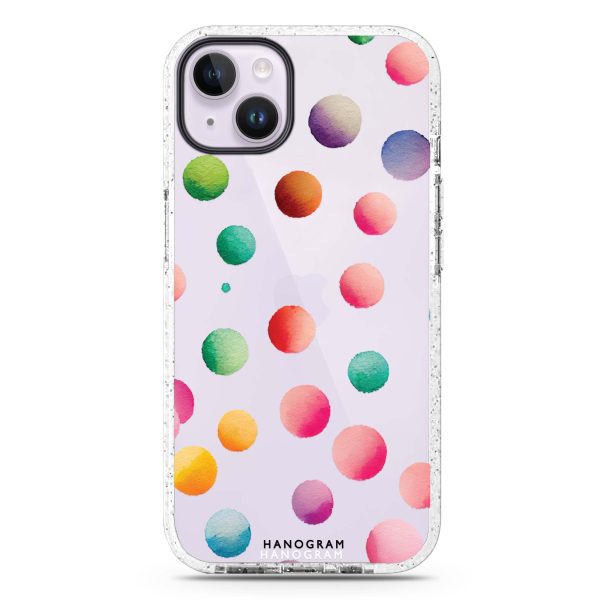 Watercolour Polka Dot iPhone 15 Durashock Case Fashion