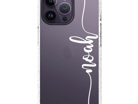 Vertical Script Handwritten Custom iPhone 15 Pro Durashock Case Cheap