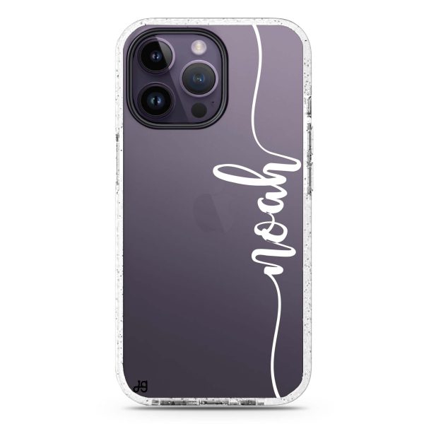 Vertical Script Handwritten Custom iPhone 15 Pro Durashock Case Cheap