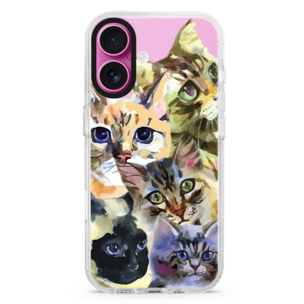 Watercolour Cat iPhone Ultra Clear Case For Discount