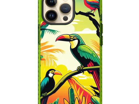 Tropical birds iPhone 15 Pro Durashock Case Cheap