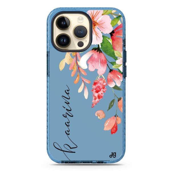 Watercolor Blossom iPhone 15 Pro Durashock Case Online now