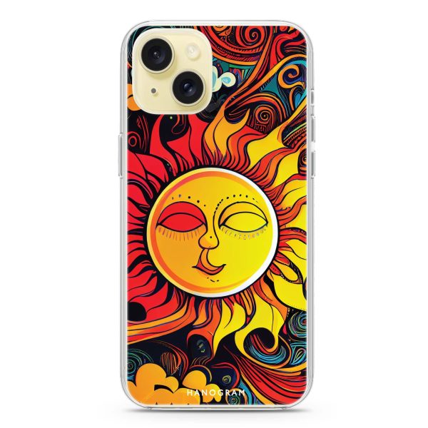 Sun imagination iPhone 15 Ultra Clear Case For Cheap