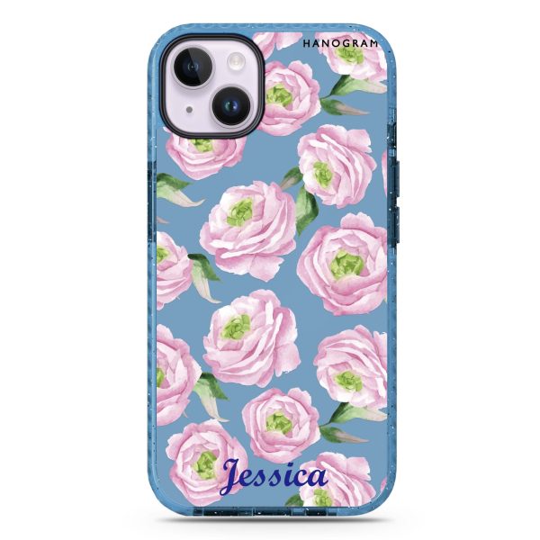 Watercolor pink floral iPhone 15 Durashock Case Online Hot Sale