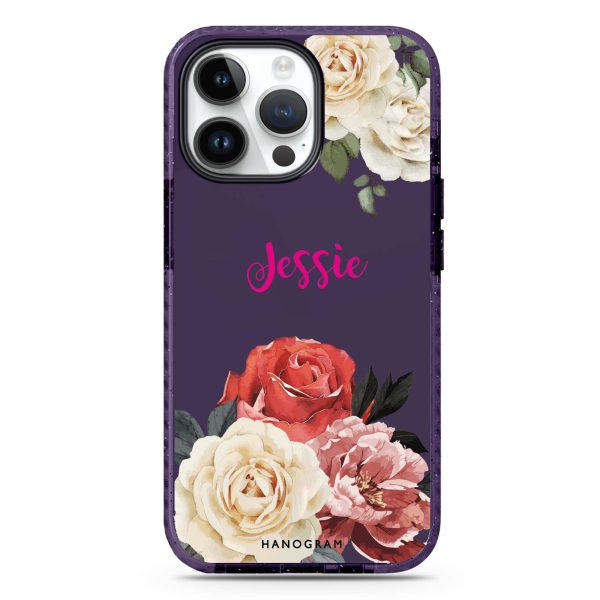 Vintage Floral iPhone 15 Pro Durashock Case Cheap