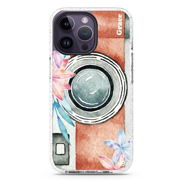 Watercolor Camera iPhone 15 Pro Durashock Case For Sale