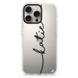 Vertical Handwritten iPhone 15 Pro Ultra Clear Case Sale