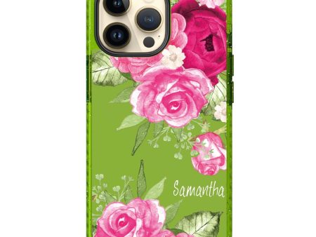 Watercolor Rose iPhone 15 Pro Durashock Case on Sale