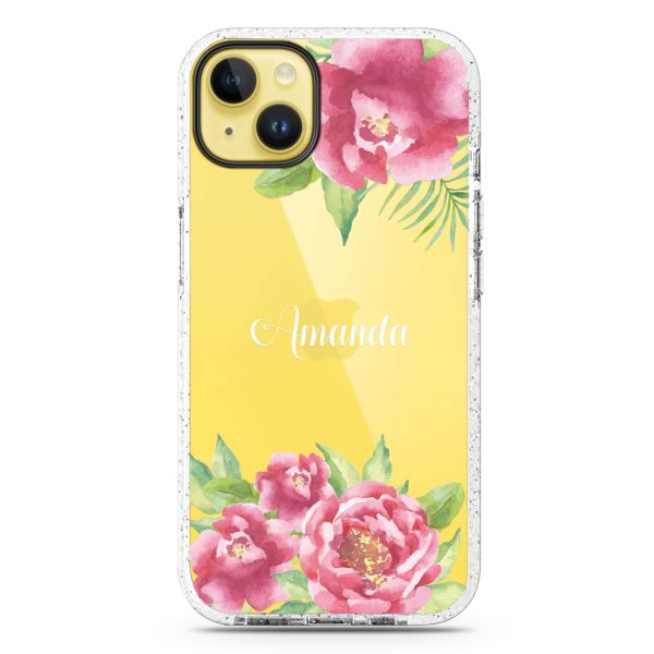 Watercolor Paeonia iPhone 15 Durashock Case For Discount