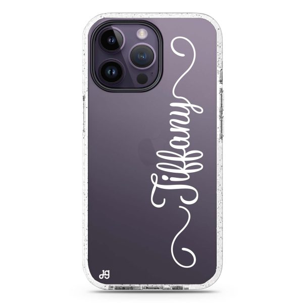 Vertical Cursive Handwritten iPhone 15 Pro Durashock Case For Cheap