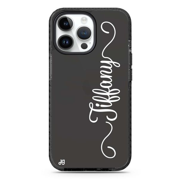 Vertical Cursive Handwritten iPhone 15 Pro Durashock Case For Cheap