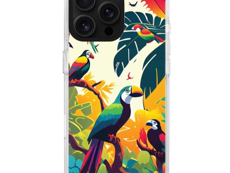 Tropical birds iPhone 15 Pro Ultra Clear Case Hot on Sale