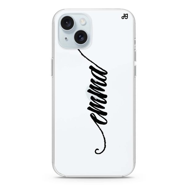 Vintage Writing iPhone 15 Plus Ultra Clear Case Online now