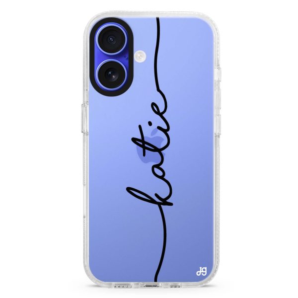 Vertical Handwritten iPhone Ultra Clear Case Online now