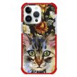 Watercolour Cat iPhone 15 Pro Max MagSafe Compatible Ultra Shockproof Case Discount