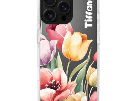 Watercolor tulip iPhone 15 Pro Ultra Clear Case Supply