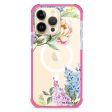 Tropical Floral iPhone 15 Pro Max MagSafe Compatible Ultra Shockproof Case Online now