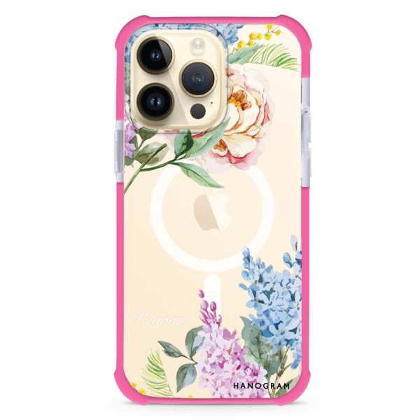 Tropical Floral iPhone 15 Pro Max MagSafe Compatible Ultra Shockproof Case Online now