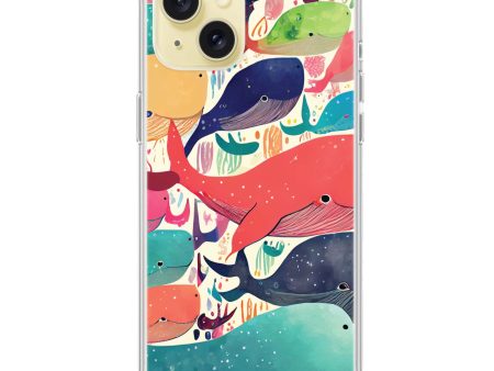 Whale Ocean iPhone 15 Ultra Clear Case For Sale