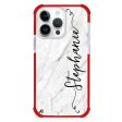 Vertical Cursive Handwritten iPhone 15 Pro Max MagSafe Compatible Ultra Shockproof Case Supply