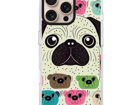 Pug Face iPhone 15 Pro Ultra Clear Case Supply