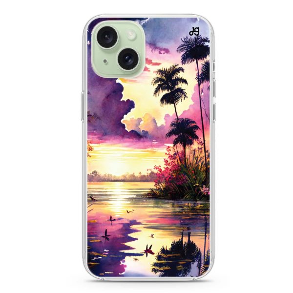 Tropical rainforest iPhone 15 Ultra Clear Case Online now