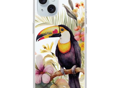 Tropical bird iPhone 15 Plus Ultra Clear Case Online