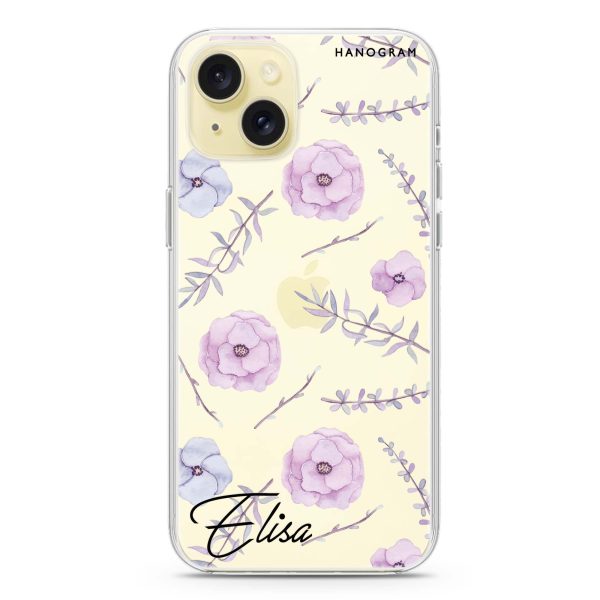 Vibrant Floral iPhone 15 Ultra Clear Case For Cheap