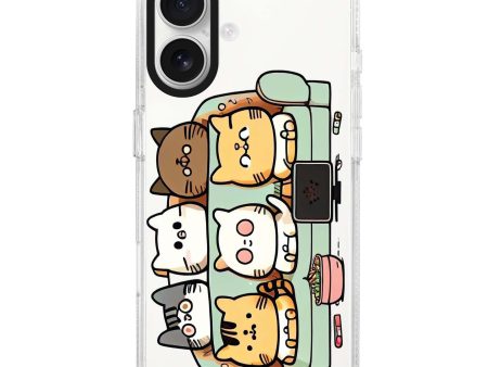 TV Cats iPhone Ultra Clear Case Fashion