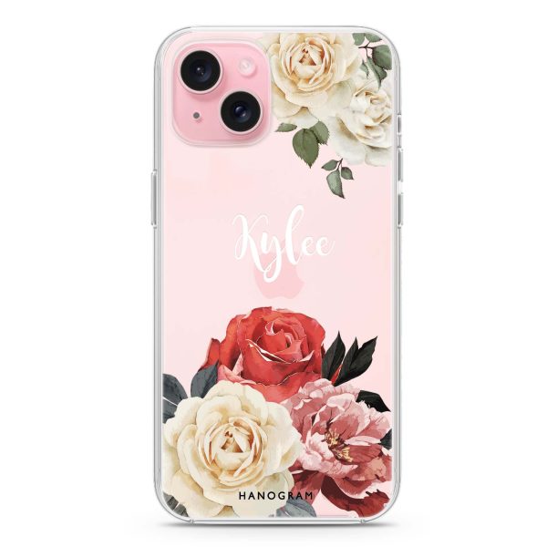 Vintage Floral iPhone 15 Plus Ultra Clear Case Online now