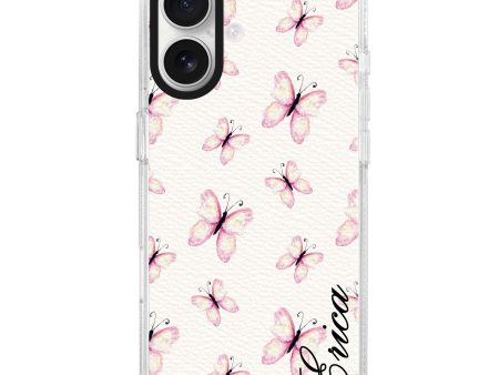 Vintage Butterfly iPhone Ultra Clear Case Hot on Sale