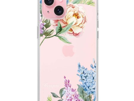 Tropical Floral iPhone 15 Ultra Clear Case For Cheap