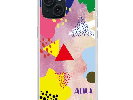 Trendy Abstract III iPhone 15 Plus Ultra Clear Case Hot on Sale