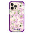 Watercolor pink floral iPhone 15 Pro Max MagSafe Compatible Ultra Shockproof Case Online