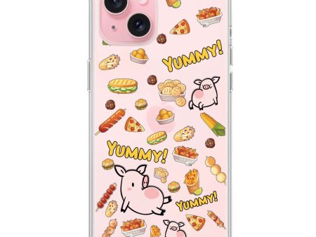 Yummy Piggy iPhone 15 Ultra Clear Case Cheap