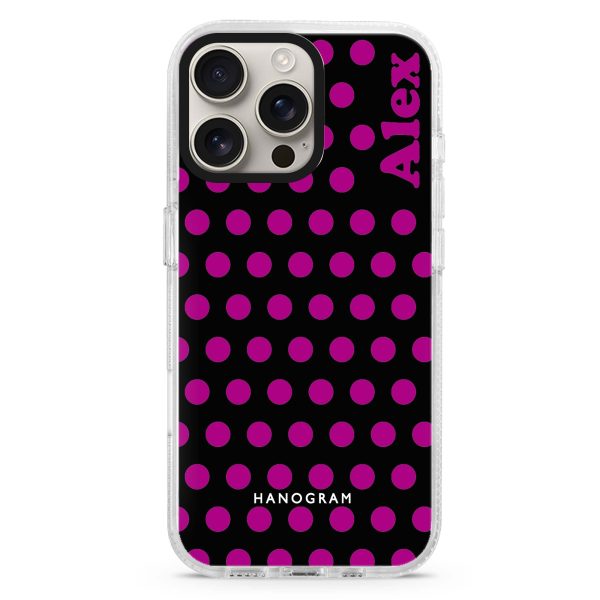 Wave Dots iPhone 15 Pro Ultra Clear Case Supply