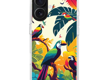 Tropical birds iPhone Ultra Clear Case Fashion