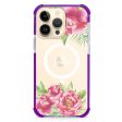 Watercolor Paeonia iPhone 15 Pro Max MagSafe Compatible Ultra Shockproof Case Online now