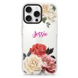 Vintage Floral iPhone 15 Pro Ultra Clear Case For Discount