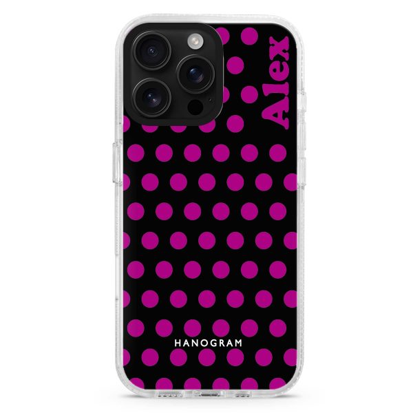 Wave Dots iPhone 15 Pro Ultra Clear Case Supply