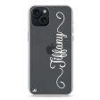 Vertical Cursive Handwritten iPhone 15 Plus Ultra Clear Case Supply